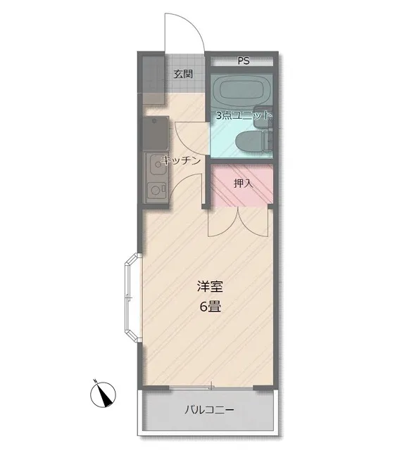 【賃貸アパート】メゾン岩田201号のご紹介です!